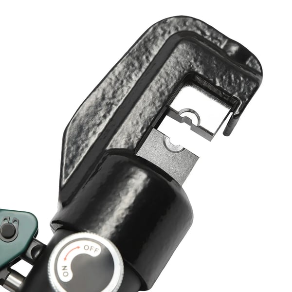 Hydraulisk kabelsko-presstang - Håndcrimper - 4–70 mm² kapacitet - Til metalkabelsko - Grøn
