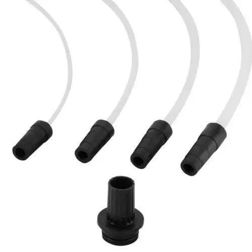Olie- og væskeudsuger - Vakuumpumpe/transferpumpe - 7 L - Slanger 4/6/8/10 mm - Slangelængde 91 cm - 4,8–11,7 bar - Beholder 64×18 cm - Hvid