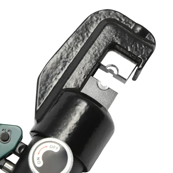 Hydraulisk kabelsko-pres, håndkrimptang 4–70 mm², til kabelsko/terminaler, grøn