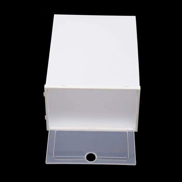 Skokasser 24-pak - Opbevaringsbokse - Stabelbare - 33x23x14 cm - PP-plast - Til sko op til EU 44 - Hvid