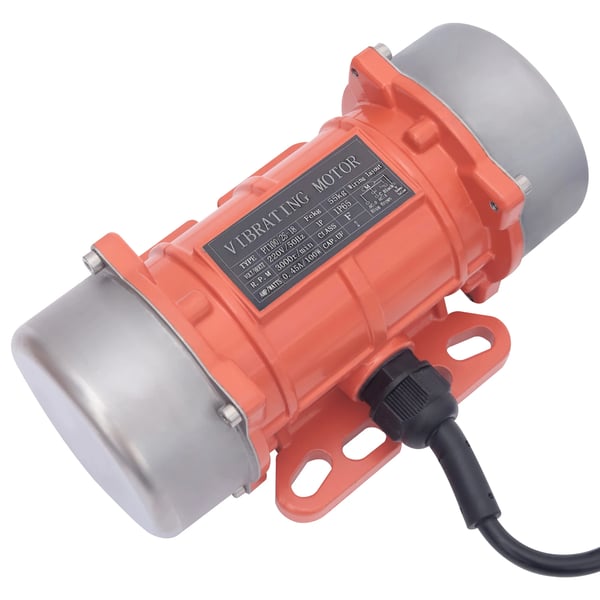 Industriel vibrationsmotor - AC asynkron PT100/2S-18 - 100 W - 3000 o/min - 220 V - Til minedrift/metallurgi - Orange