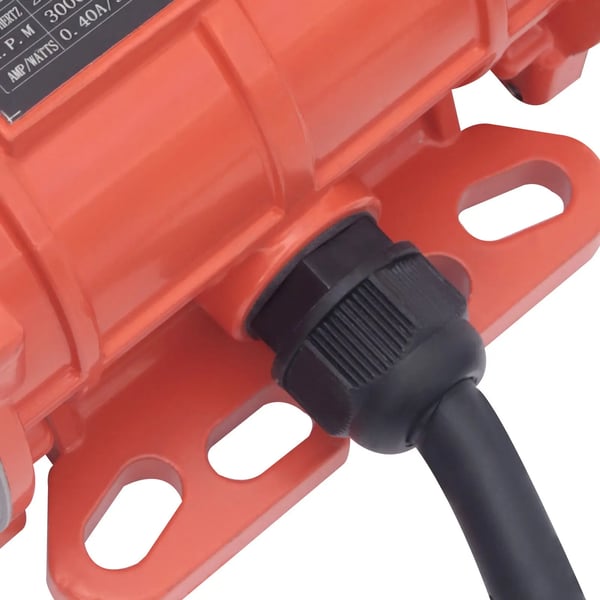 Industriel vibrationsmotor - AC asynkron PT100/2S-18 - 100 W - 3000 o/min - 220 V - Til minedrift/metallurgi - Orange