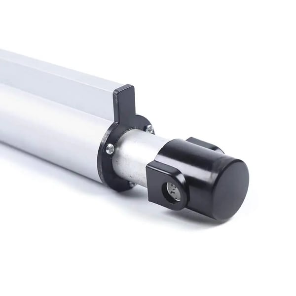 Lineær aktuator - Elektrisk - 450 mm slag - Høj hastighed - Holdbar - Til industri, robotik, hjem og kontor - Sølv