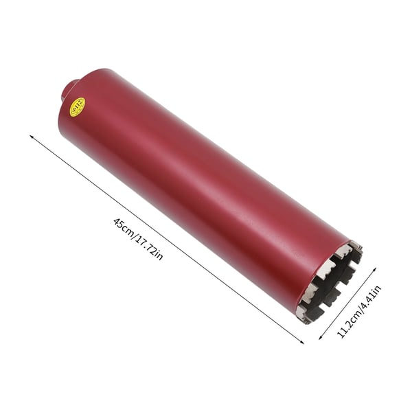 Diamant kernebor, til armeret beton, tør/våd boring, rød
