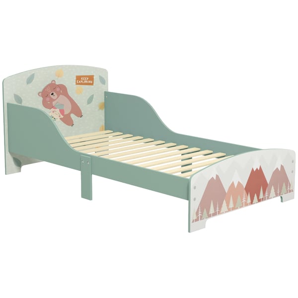 Barnsäng - Träsäng - Mått 143x77x60 cm - För 3–6 år - Max 40 kg - Enkel montering