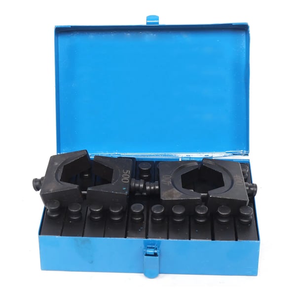 Hydraulisk krimptang - Delt model - Tryk 15 t - Krimpeområde 16–500 mm² - Vægt 9 kg - Gul