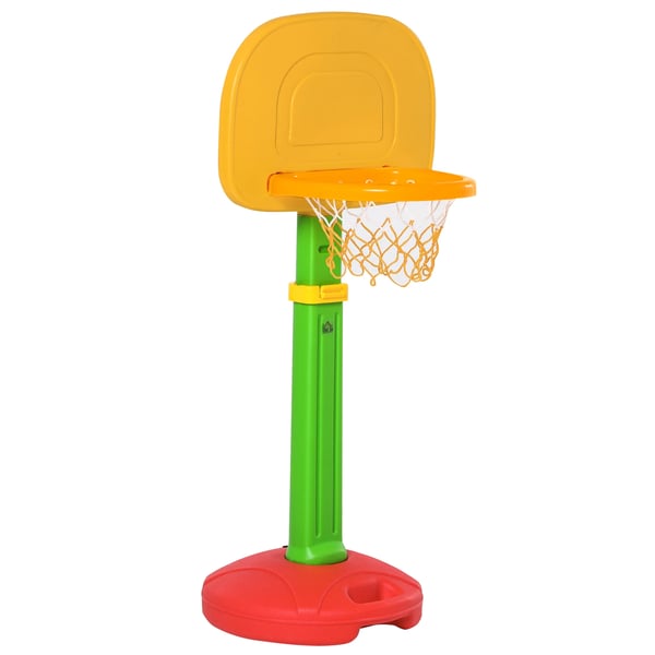 Basketkorg för Barn - Set med Ställning - Höjdjusterbar - 2 Bollar - Pump - För 3–6 År