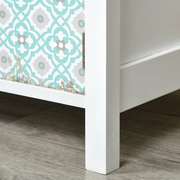 Boho nattduksbord - Sängbord - Modern marockansk stil - Trä - 2 lådor, 3 fack - Vältskydd