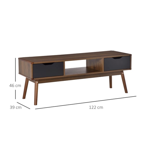 TV-möbel - TV-bänk - Modern stil - Två lådor - För TV upp till 127 cm - Vardagsrum
