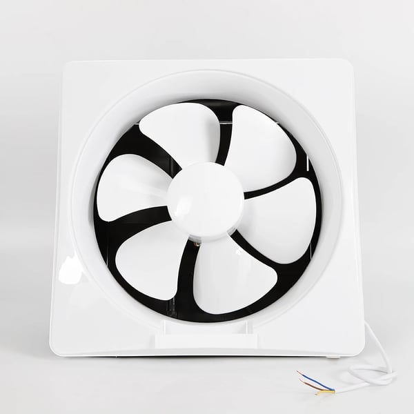 Badeværelsesventilator, udsugningsventilator, støjsvag drift, grå – til køkken, WC, bad, loft, skur & garage