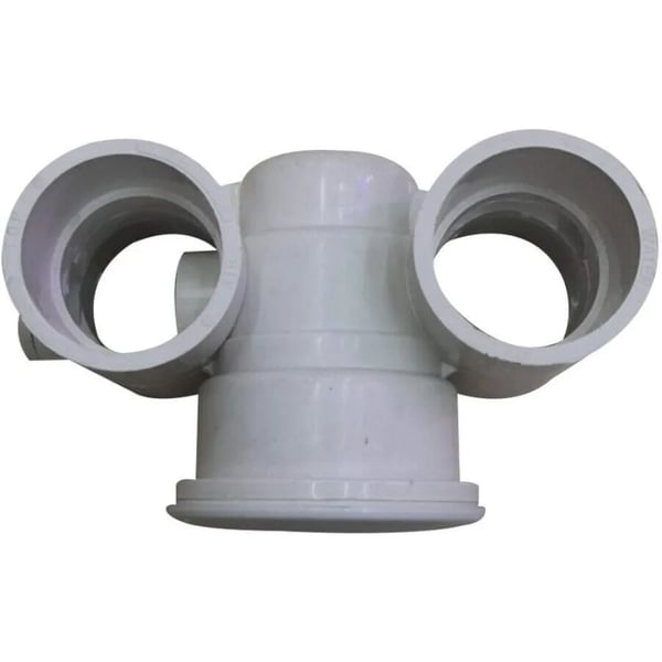 Pool spa jet-munstycken, massage-jet 8-pack, 48 mm anslutning, kraftigt flöde, vit
