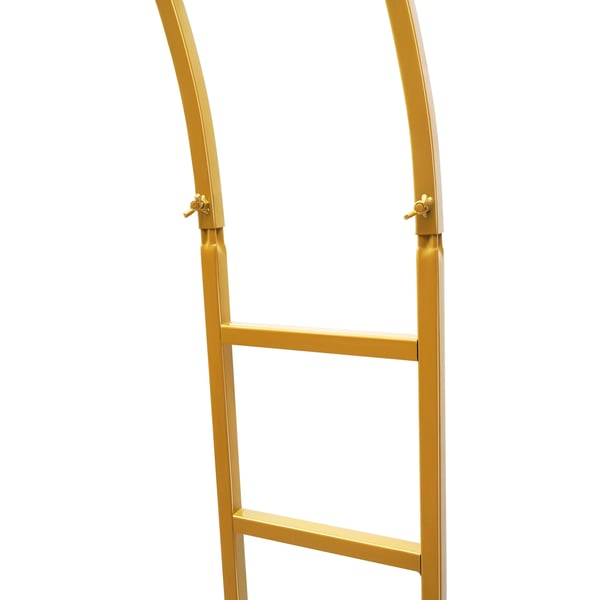 Bröllopsbåge - Ballongbåge stativ med bas - Metall - 220 cm - Bakgrundsram för inomhus/utomhus - Guld