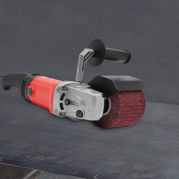 Elektrisk valsesliber/børstemaskine - Håndholdt - 1580 W - 6 Trin - 120 mm Rulle - 3000 o/min - 220 V AC - Rød