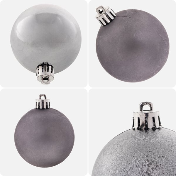 Julkulor - Julgranskulor - Okrossbara - Julgranspynt - Set 30-pack