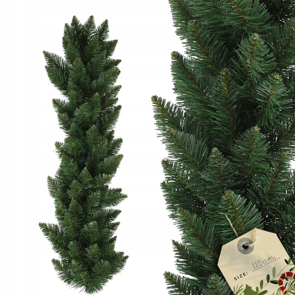 Juletræsguirlande - Dekorationsguirlande - 112 cm - Grøn - Uden belysning