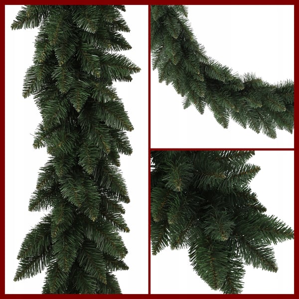 Juletræsguirlande - Dekorationsguirlande - 112 cm - Grøn - Uden belysning