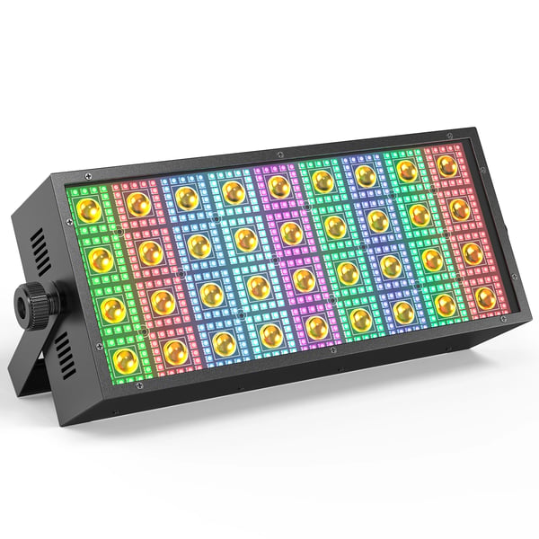 LED Wall Washer - Lavavalo - DMX512 - 220W - RGB + Lämmin valkoinen - Kanavat 4/13/144 - AC 90–240V - EU-pistoke