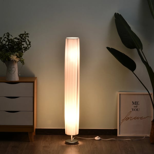 Modern lampa - Golvlampa / stående lampa - För vardagsrum och sovrum - Stålfot - 120 cm höjd - 249–2000 lm - Nätström (AC) - Montering krävs