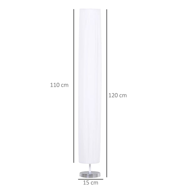 Modern lampa - Golvlampa / stående lampa - För vardagsrum och sovrum - Stålfot - 120 cm höjd - 249–2000 lm - Nätström (AC) - Montering krävs