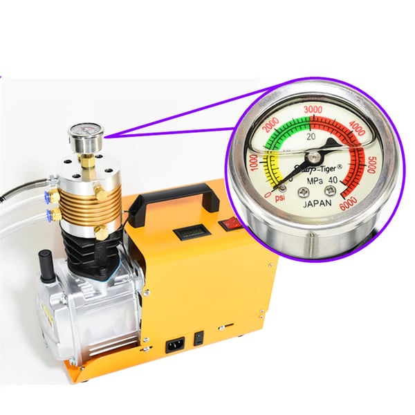 PCP luftkompressor - Elektrisk højtrykspumpe 30 MPa - 220V - EU-stik - CE-certificeret