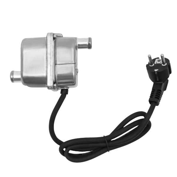 Motorvarmer til bil - Parkeringsvarmer/Kølevæskevarmer - 1500 W - 220 V - Til Benzin & Diesel - Sølv