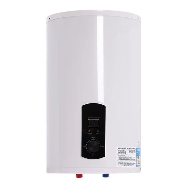Elektrisk varmtvandsbeholder, væghængt 30 L 2000 W, hvid