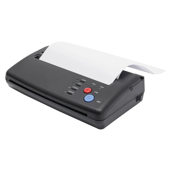 Tatoverings stencil printer - Kopimaskine - 220 V - A4 - Scanningsbredde 21 cm - Sort