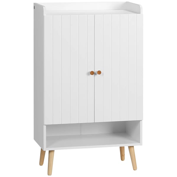 Skoskåp - Skoställ - 2 Dörrar - För 15 Par - 60 x 33 x 100 cm