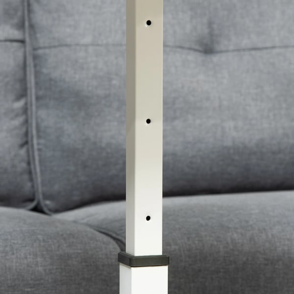 Sidobord på hjul - Soffbord/Sängbord - Höjdjusterbart - Bordsskiva 60×40 cm - Höjd 52,5–84 cm - För soffa och säng