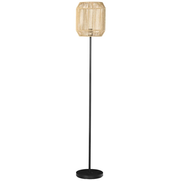 Golvlampa - E27-sockel - Max 40 W - Skärm i pappersrep - Mått Ø 26 cm x 164 cm - AC