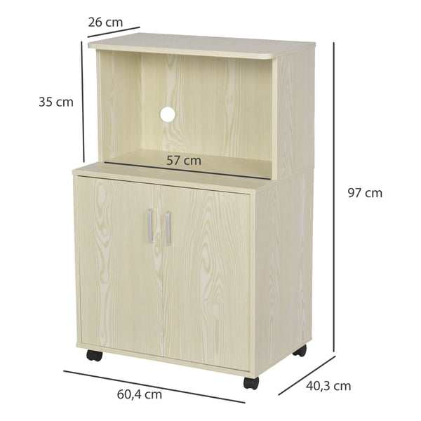 Skänk / Sideboard - Vardagsrumsskåp - Justerbar Hylla - Förvaring - Fristående - Montering Krävs