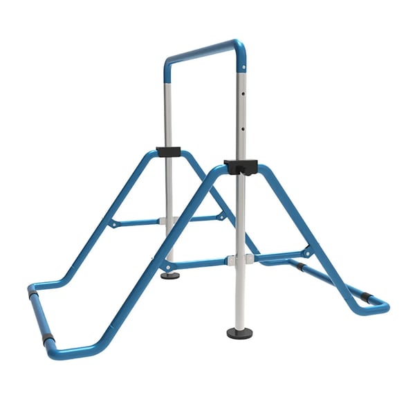 Gymnastikbarre til børn & klatretårn, op til 100 kg, blå