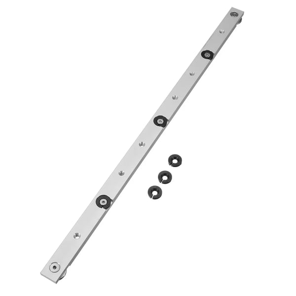 Geringsstang - Miter Bar til bordsav - 650 mm (65 cm) - Til T-spor/T-track - Aluminiumslegering - Guld