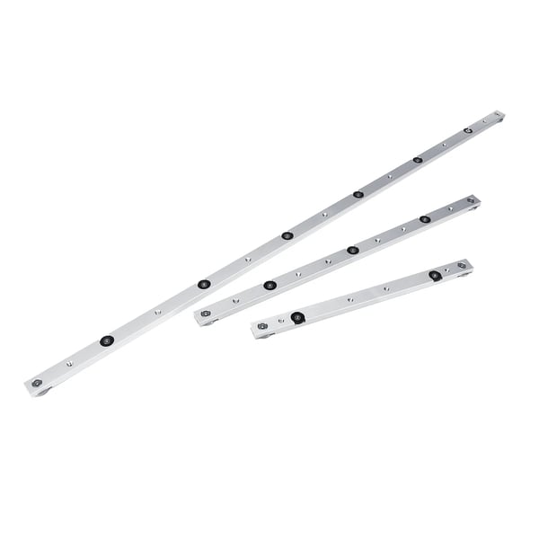 Geringsstang - Miter Bar til bordsav - 650 mm (65 cm) - Til T-spor/T-track - Aluminiumslegering - Guld