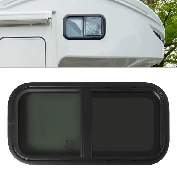 Campingvogn-/autocampervindue, sidevindue, med insektnet, lilla