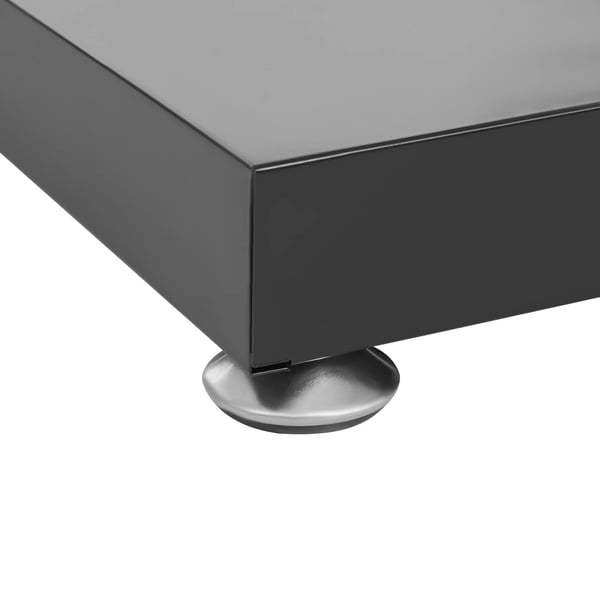 Skiltestander - Plakatstander Gulvmodel - Højde 160 cm - Rektangulær Ramme 90 x 65 cm - Metal - Sort