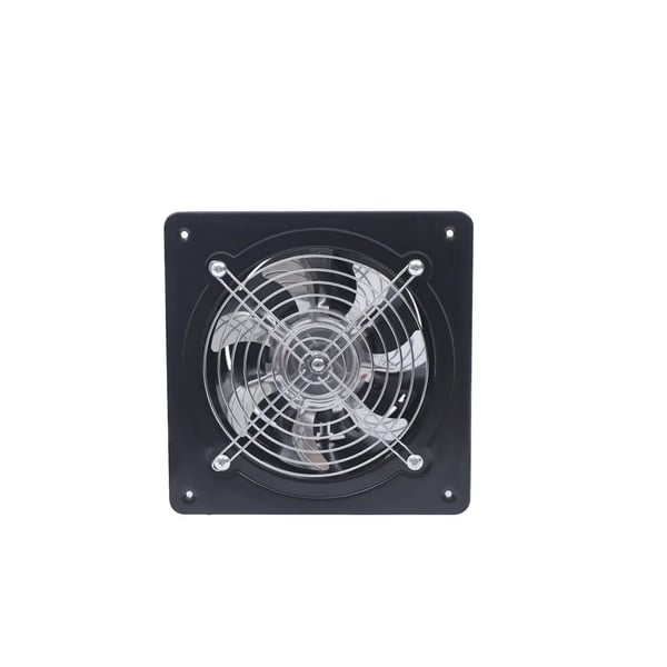 Aksial industriventilator, vægventilator 40 W 220 V, indblæsning/udsugning, sort