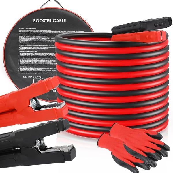 Käynnistyskaapelit - Apukaapelit 3000 A - 6 m - 50 mm² - Kupari - 12/24 V - Bensiini/diesel - Sininen