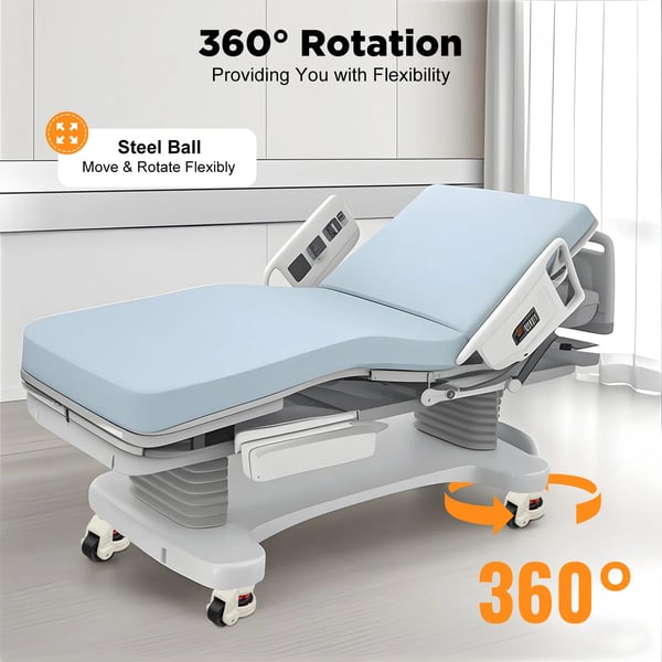4 kpl nivellipyörät kalusteille - GD-60S - Säädettävät - 360° kääntyvät - Nylonpyörät - Teräsrunko - Raskaaseen käyttöön