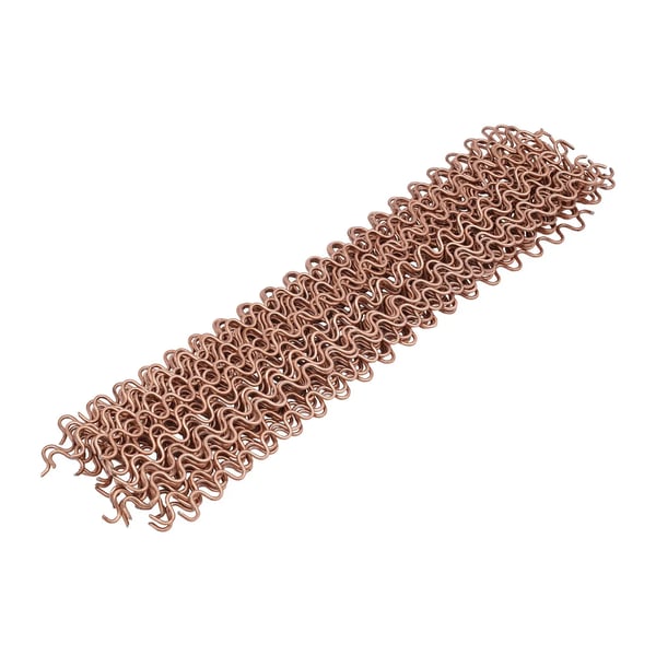 Bilkaross Spotter Dent Puller - Wiggle Wires - Vågform - 33 cm - Ø 2 mm - Kopparpläterat järn - 50 st - För punktsvetsning - Roséguld
