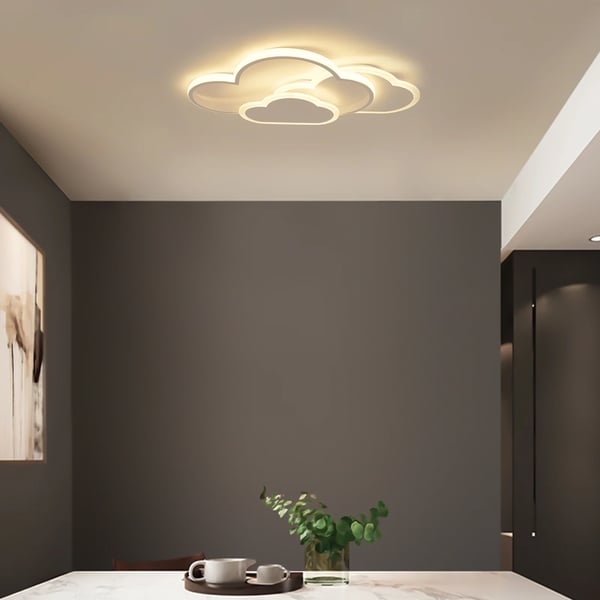 Skyformet LED-loftlampe, overflademonteret 42 W, hvid
