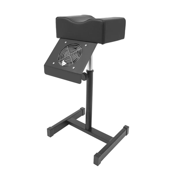 Pedicure-stol, neglestol med fodspa-massage, justerbar fodstøtte, til salon/spa/hjem, sort