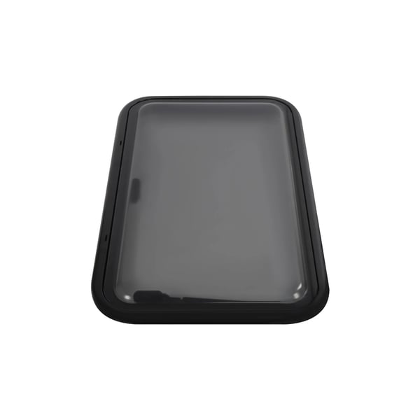 Campingvogn/autocamper ventilationsvindue, 700x400 mm sideskydevindue, vandtæt, insektnet, sort