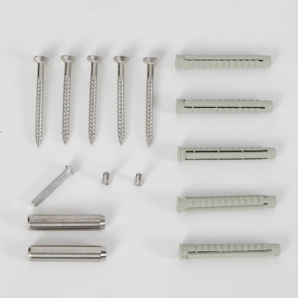 Væghængt brusestol - Foldbar badestol - Aluminiumlegering - Max 130 kg bæreevne - Foldning 90° - Uden ben - CE-certificeret