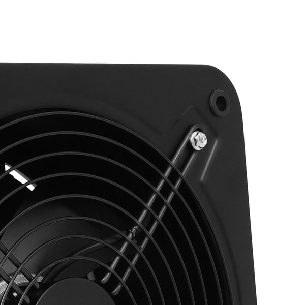 Udsugningsventilator - Vindues-/vægventilator - 300 mm - Til køkken & bad - Ventilation/aftræk - Sort