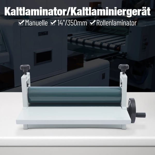 Kylmälaminaattori, valkoinen, vedenkestävä suoja, erinomainen suorituskyky mainoksiin, kirjan kansiin, asiakirjoihin ja kutsuihin