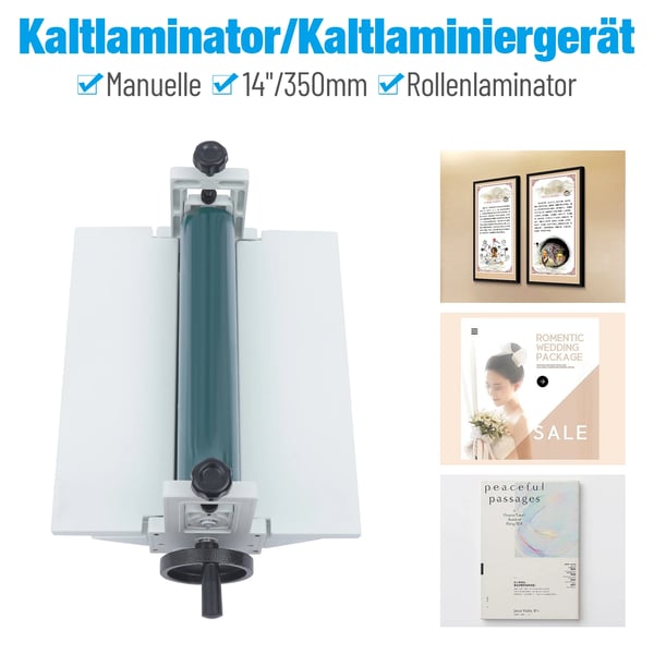 Kylmälaminaattori, valkoinen, vedenkestävä suoja, erinomainen suorituskyky mainoksiin, kirjan kansiin, asiakirjoihin ja kutsuihin