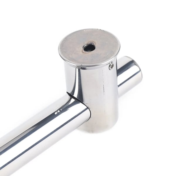 Bruseglidestang - Skruemontering - Justerbar holder til håndbruser - Rustfrit stål - 66 cm - Sølv