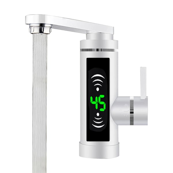 Sähköhana 3000 W, välitön lämmitys, kuuma ja kylmä vesi, keittiö/kylpyhuone, valkoinen
