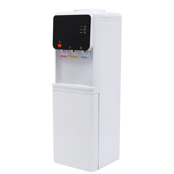 Vanddispenser - Bordmodel - 220 V - Varmt & Koldt Vand - Til Kontor og Hjem - Transparent